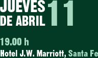 Jueves 11 de Abril